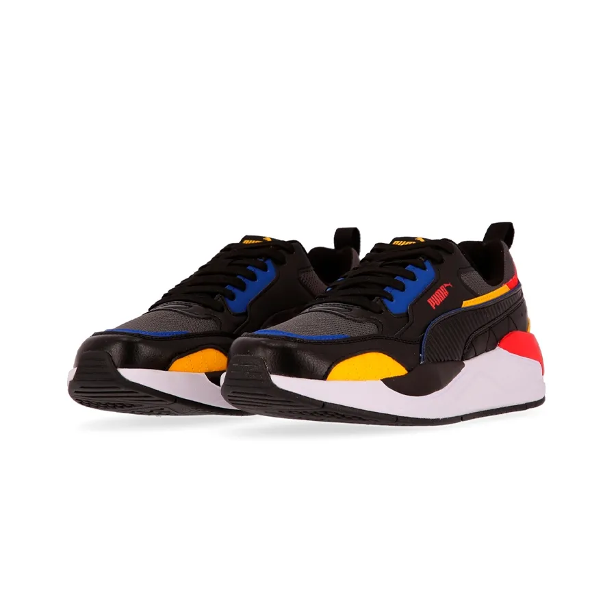 Imagen 2 de 5 de Zapatillas Puma X-Ray 2 Square-NEGRO/ROJO/AMARILLO