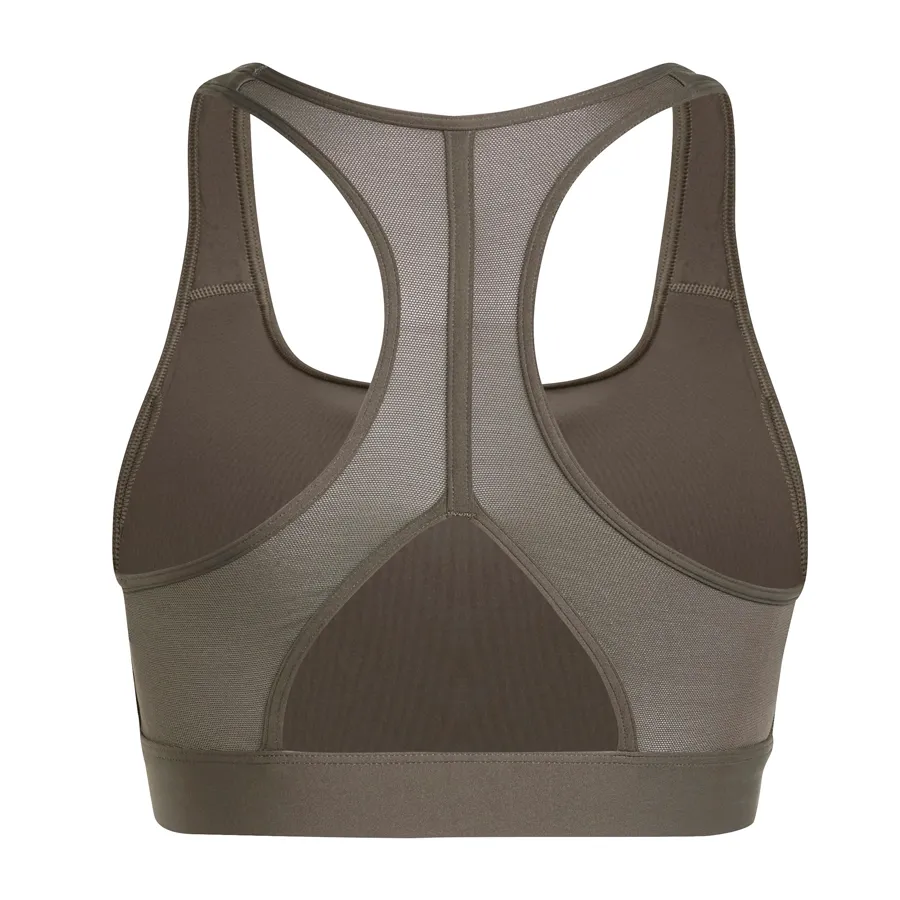 Imagen 6 de 7 de Top adidas Powerreact Big Logo-VERDE OLIVA/BLANCO