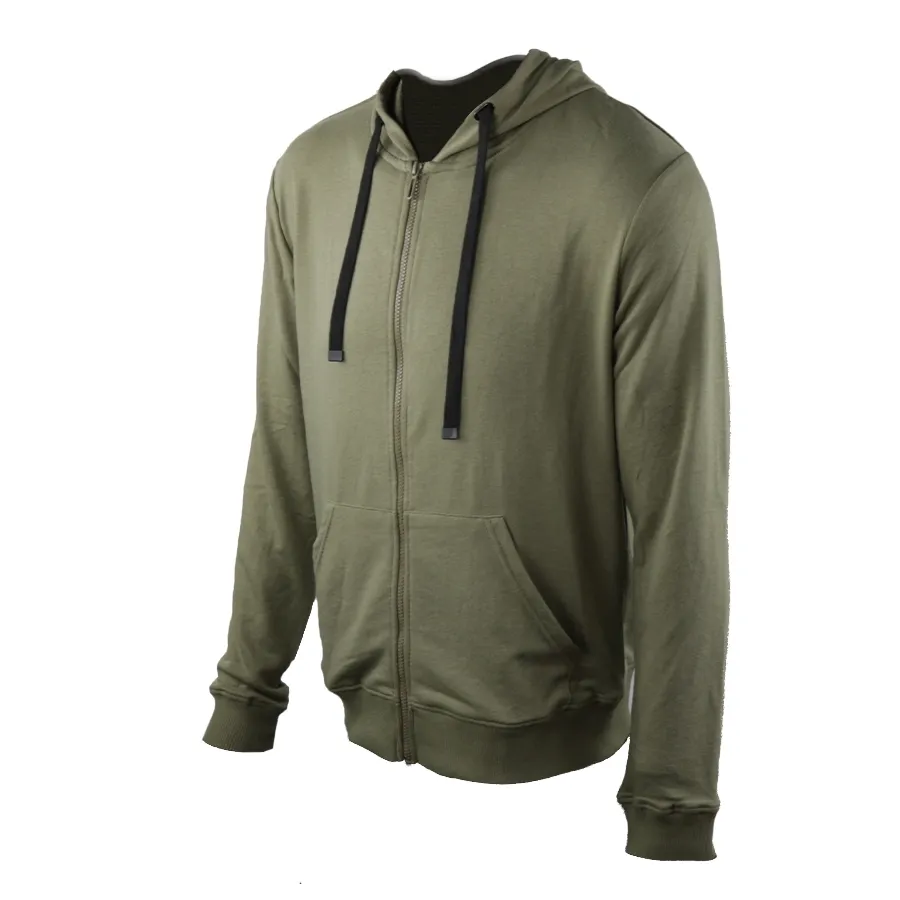 Imagen 1 de 3 de Campera Kamp Fleece Rústico-VERDE MILITAR/NEGRO