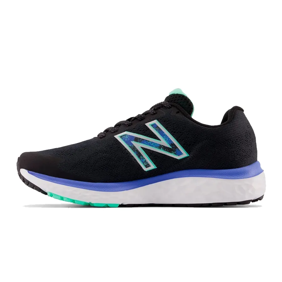 Imagen 2 de 4 de Zapatillas New Balance 680-NEGRO/VIOLETA/VERDE