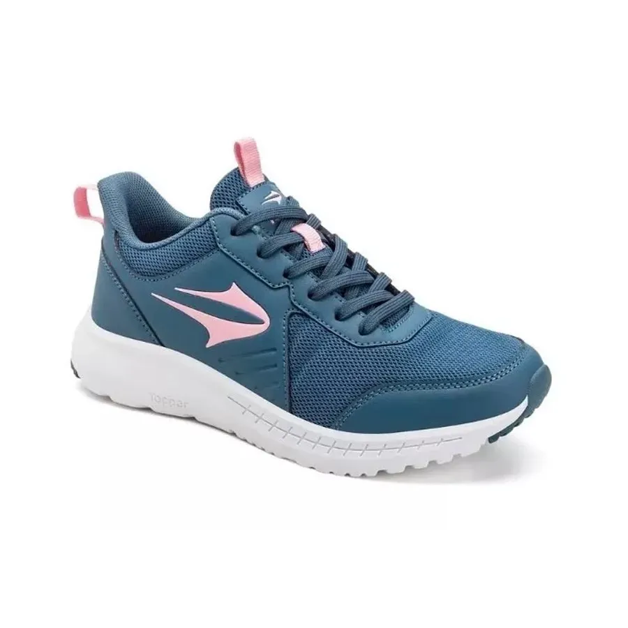 Imagen 1 de 4 de Zapatillas Topper Wind IV-PETROLEO/BLANCO