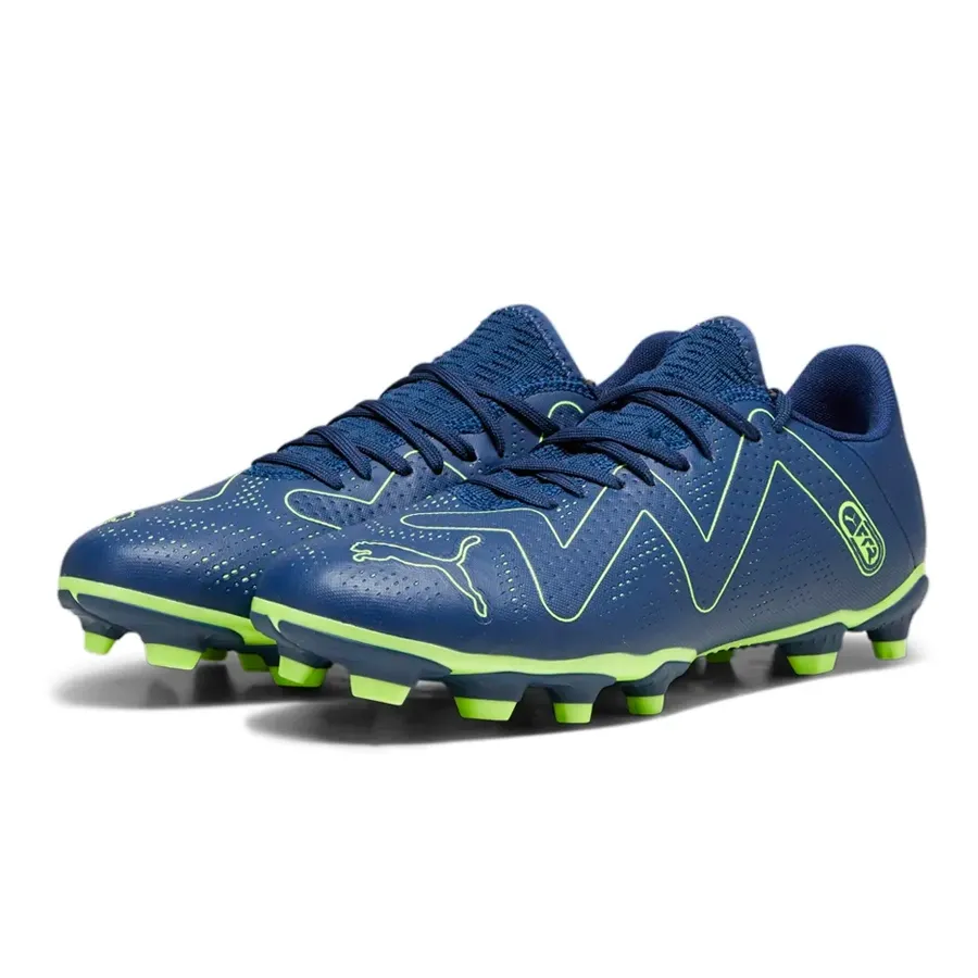 Imagen 2 de 5 de Botines Puma Future Play Fg Ag-MARINO/VERDE FLUOR