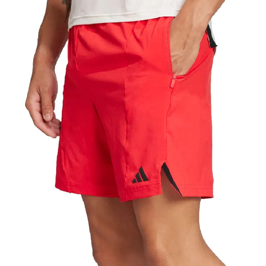 Imagen 4 de 6 de Shorts adidas Designed for Training-ROJO