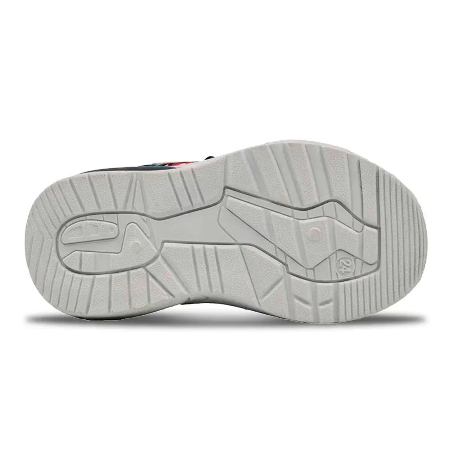 Imagen 4 de 5 de Zapatillas Footy Sublimado C/Luz Mickey-AZUL/NEGRO