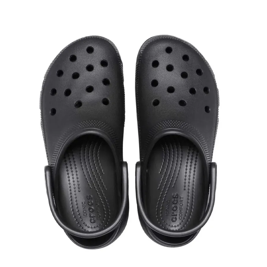 Imagen 4 de 5 de Ojotas Crocs Classic Platform Clog-NEGRO