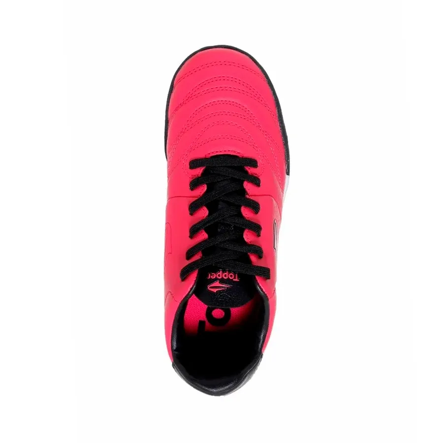 Imagen 2 de 4 de Botines Topper San Ciro V Kids-FUCSIA/NEGRO