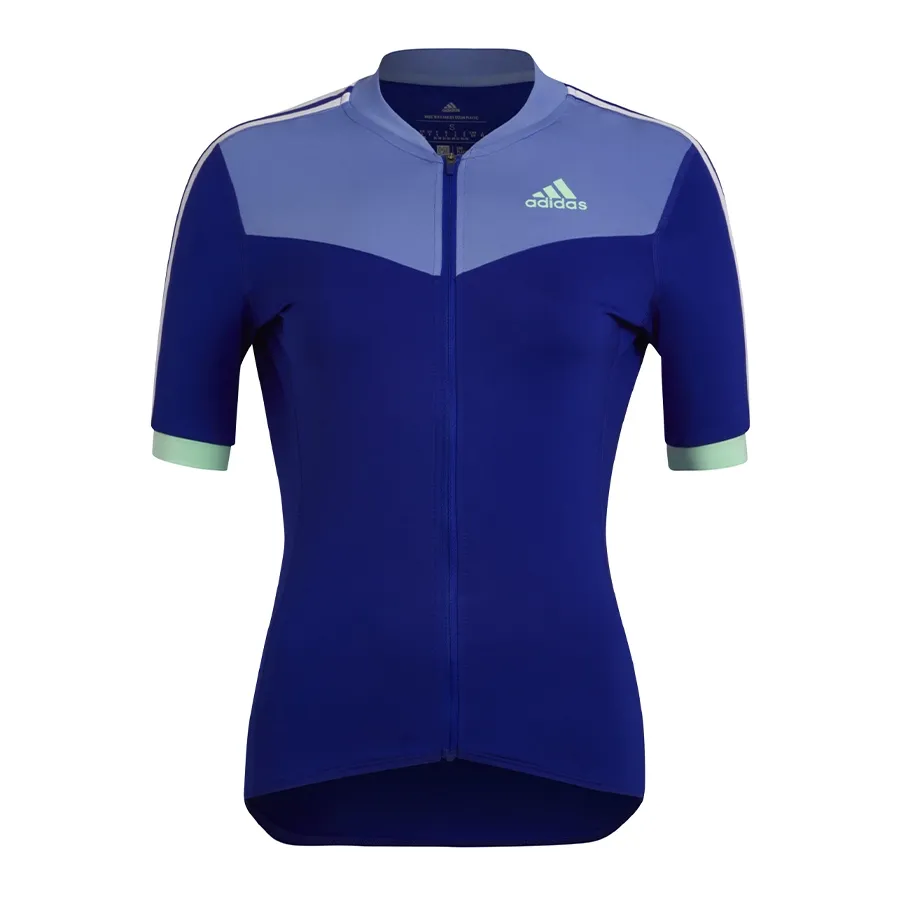 Imagen 0 de 2 de Campera adidas de Ciclismo Manga Corta-AZUL FRANCIA/CELESTE