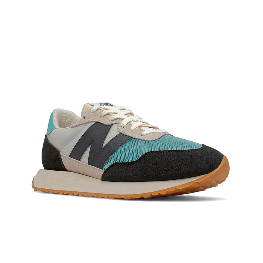 Imagen 1 de 5 de Zapatillas New Balance 237-BEIGE/NEGRO/CELESTE