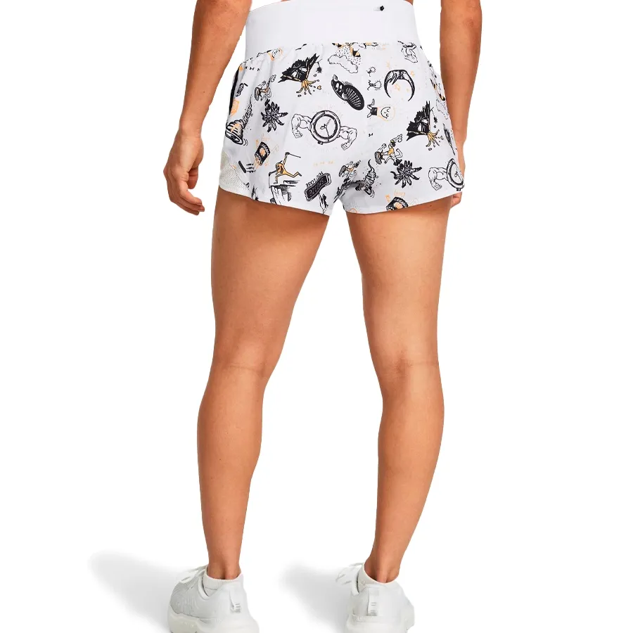 Imagen 1 de 4 de Shorts Under Armour Run-BLANCO/NEGRO