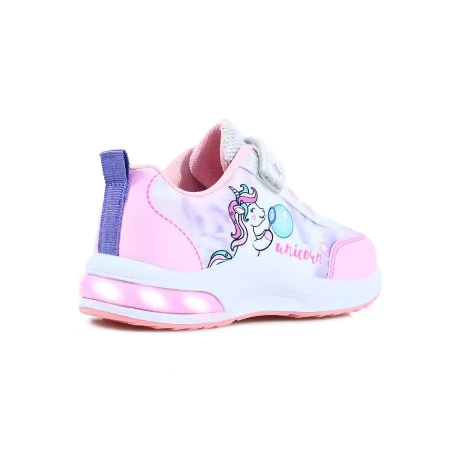 Imagen 2 de 4 de Zapatillas Footy Inyectada C/Luz-ROSA/LILA