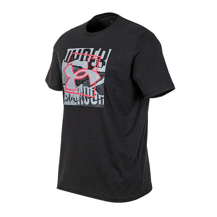 Imagen 0 de 2 de Remera Under Armour Boxed Symbol Ss Arg-NEGRO