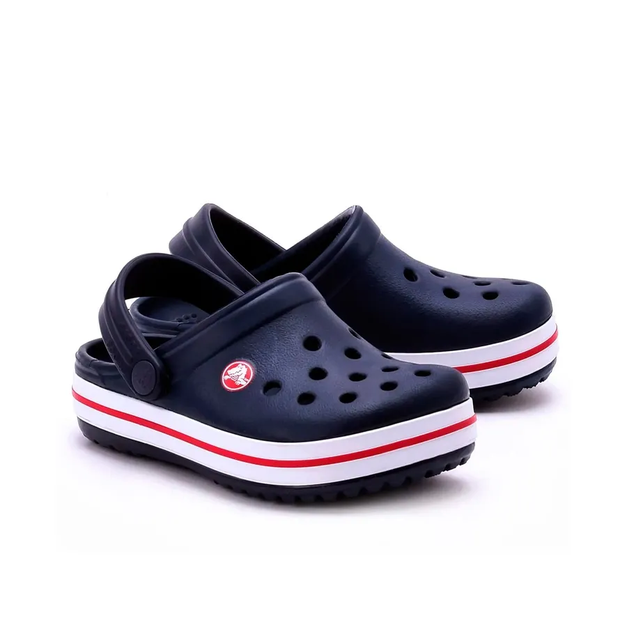 Imagen 1 de 4 de Ojotas Crocs Crocband Kids-MARINO/ROJO/BLANCO
