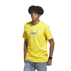 Remera adidas Estampada Linear Beach-bit