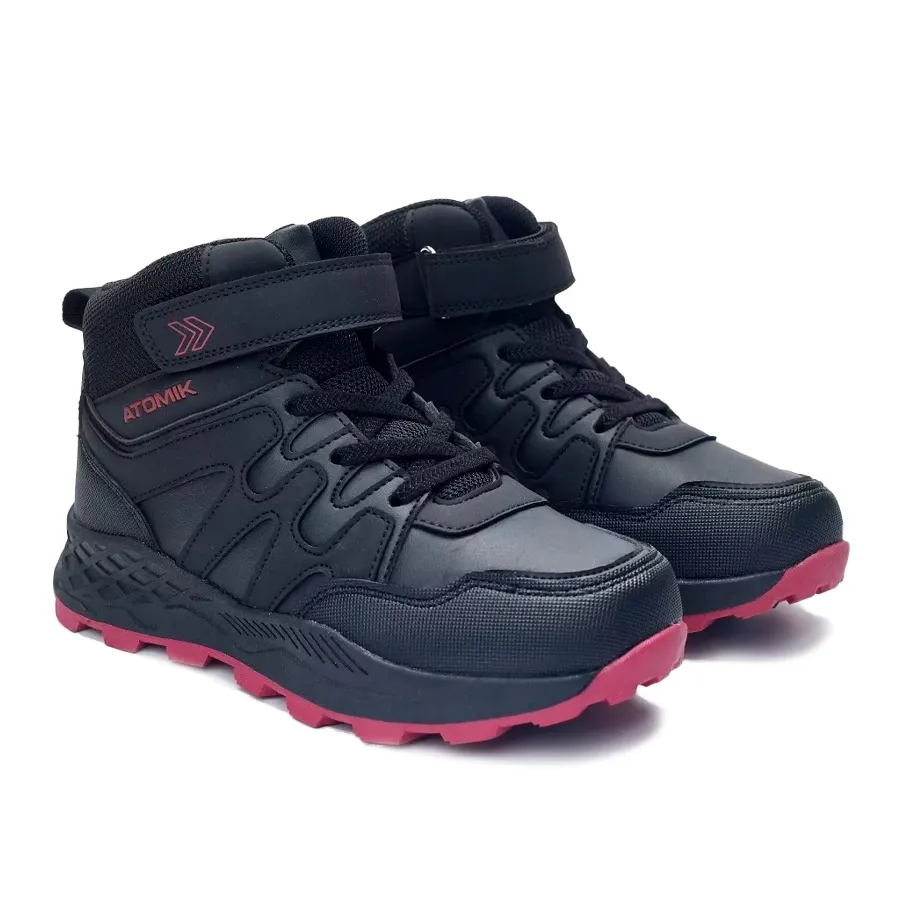 Imagen 2 de 5 de Zapatillas Atomik Glacier 24-NEGRO/ROJO