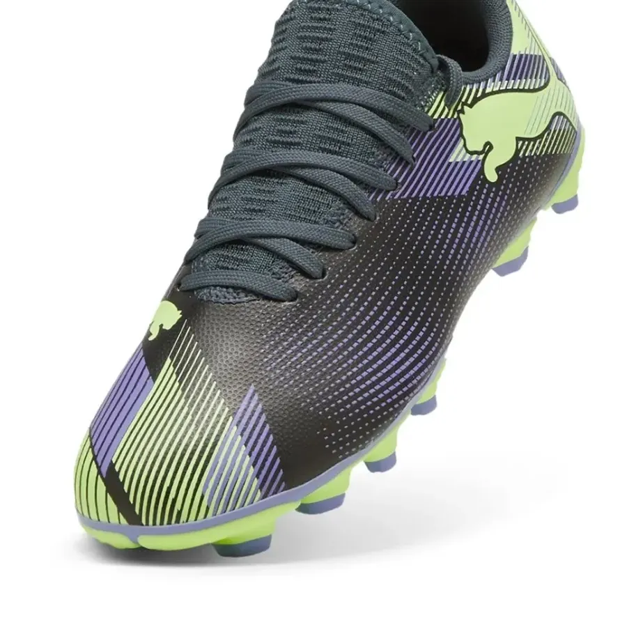 Imagen 3 de 4 de Botines Puma Future 7 Play Fg/Ag Jr-PETROLEO/LIMA/LILA