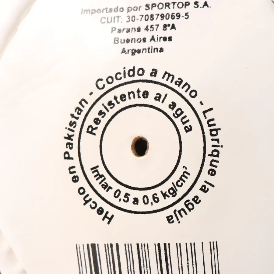 Imagen 2 de 3 de Pelota Goalty Fútbol Fast  Sport Balls-BLANCO/NARANJA/NEGRO