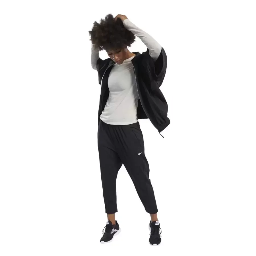 Imagen 2 de 5 de Campera Reebok Ts Ss Full Zip-NEGRO