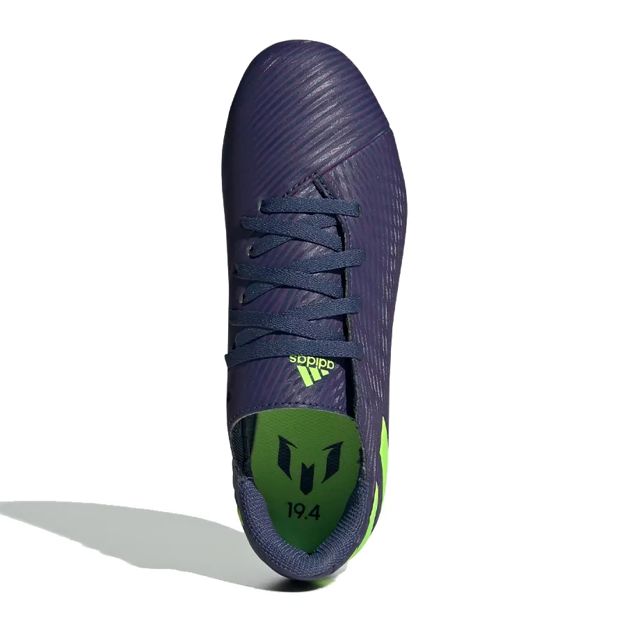 Imagen 4 de 10 de Botines adidas Nemeziz Messi 19.4-VIOLETA/VERDE FLUOR