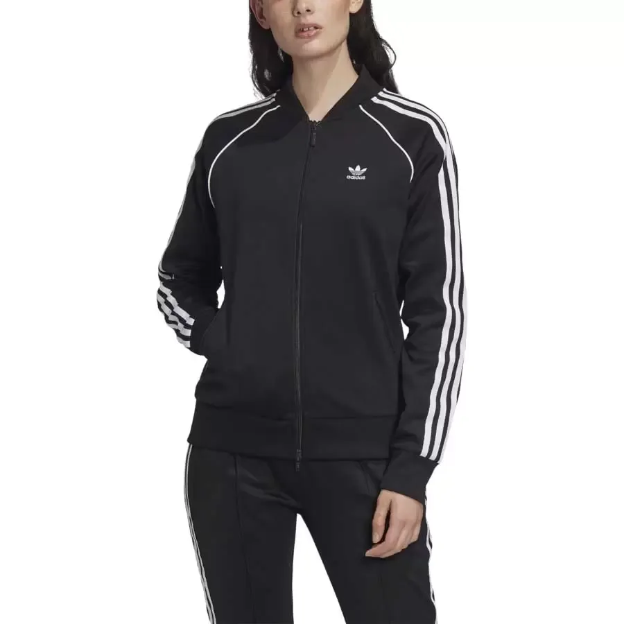 Imagen 0 de 5 de Campera adidas originals Ss Tt-NEGRO/BLANCO
