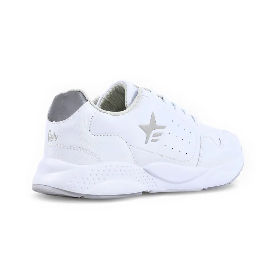 Imagen 1 de 4 de Zapatillas Footy Escolar Cambridge-BLANCO/GRIS