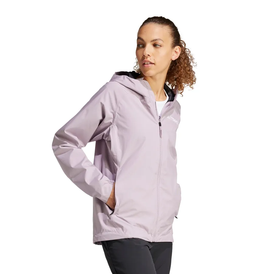 Imagen 2 de 6 de Campera adidas Terrex Multi 2L Rain-LILA