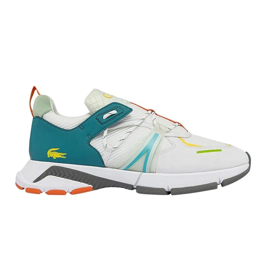 Imagen 0 de 4 de Zapatillas Lacoste L003-BLANCO/PETROLEO/NARANJA