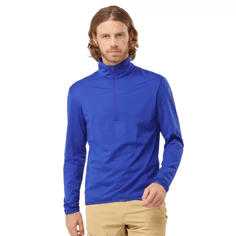 Imagen 1 de 5 de Buzo Salomon Essential Lightwarm-AZUL FRANCIA