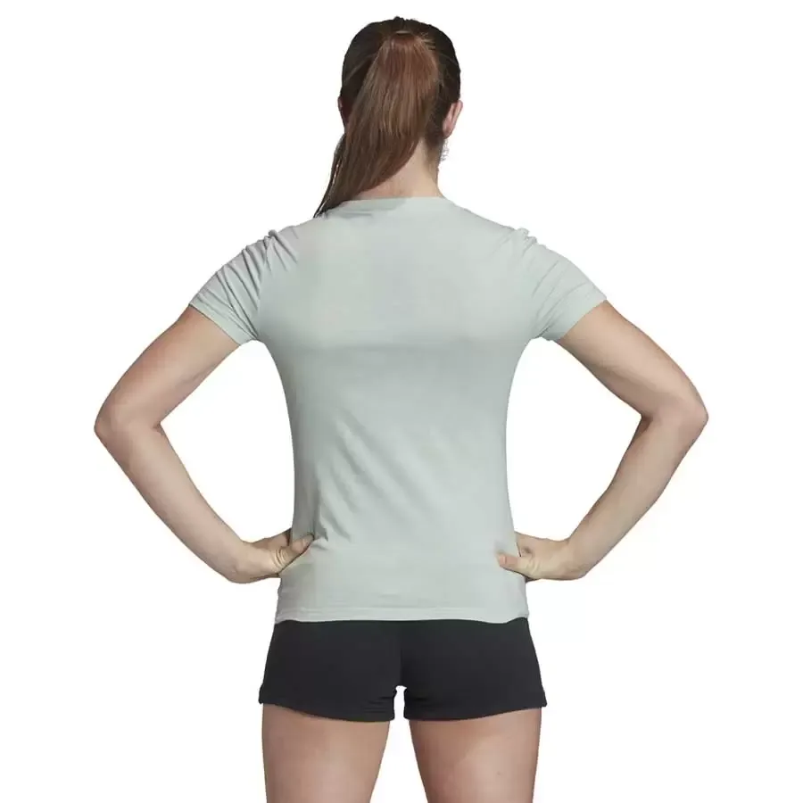 Imagen 1 de 4 de Remera adidas W E Lin Slim T-VERDE