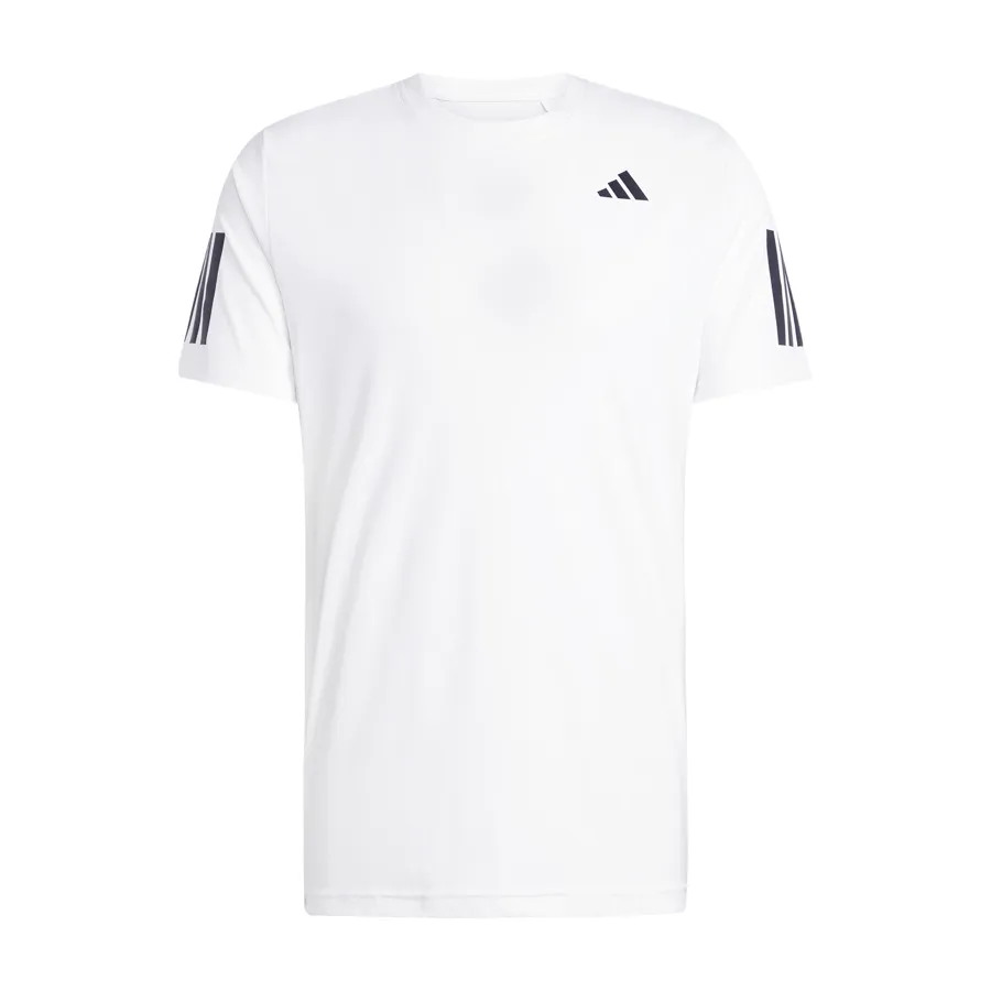 Imagen 5 de 6 de Remera adidas Club Tennis 3 Tiras-BLANCO/NEGRO
