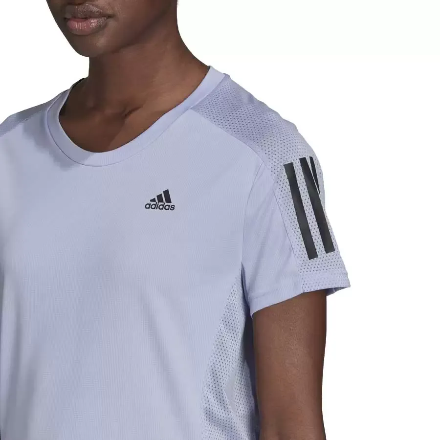 Imagen 4 de 6 de Remera adidas Own The Run-LILA/NEGRO
