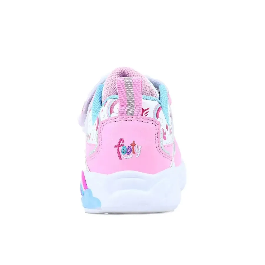 Imagen 0 de 4 de Zapatillas Footy Sublim con Luz-ROSA/BLANCO