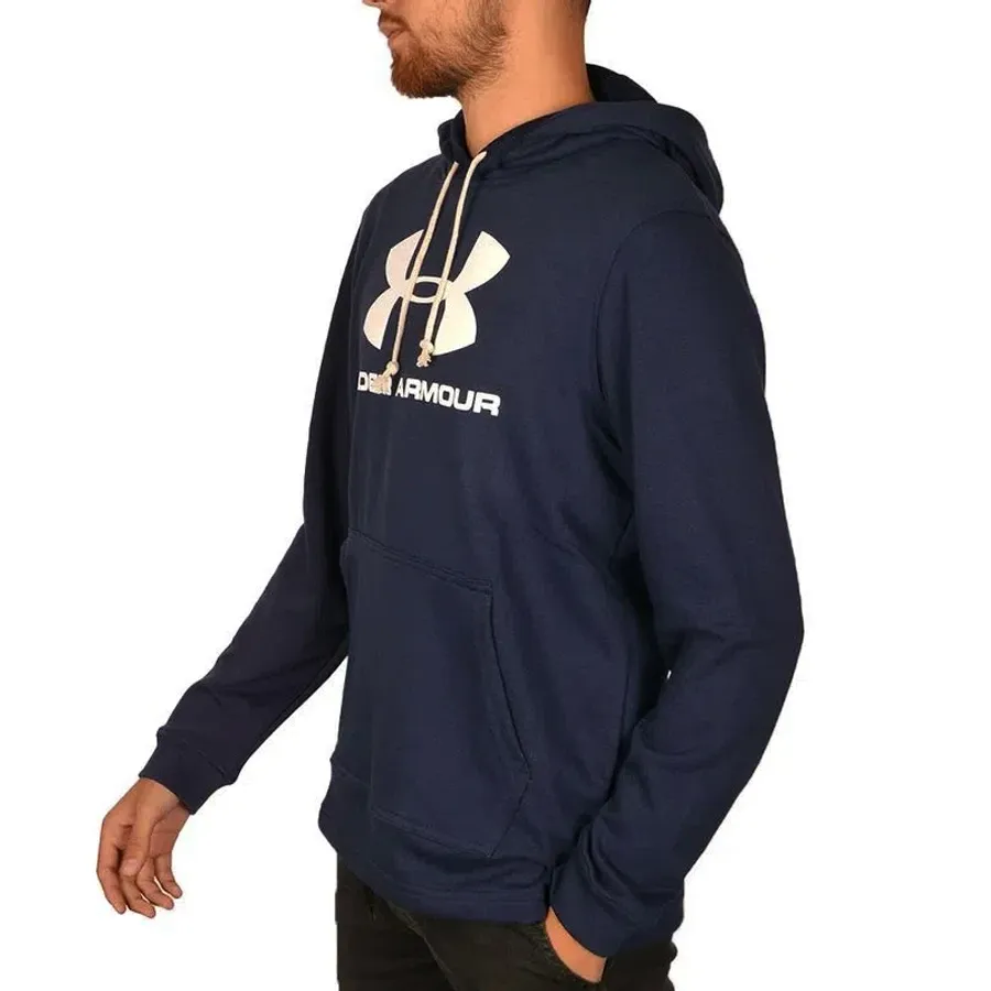 Imagen 1 de 3 de Buzo Under Armour Sportstyle Terry-MARINO/BLANCO