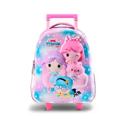 Mochila Footy C/Carro 14" Friends 3D
