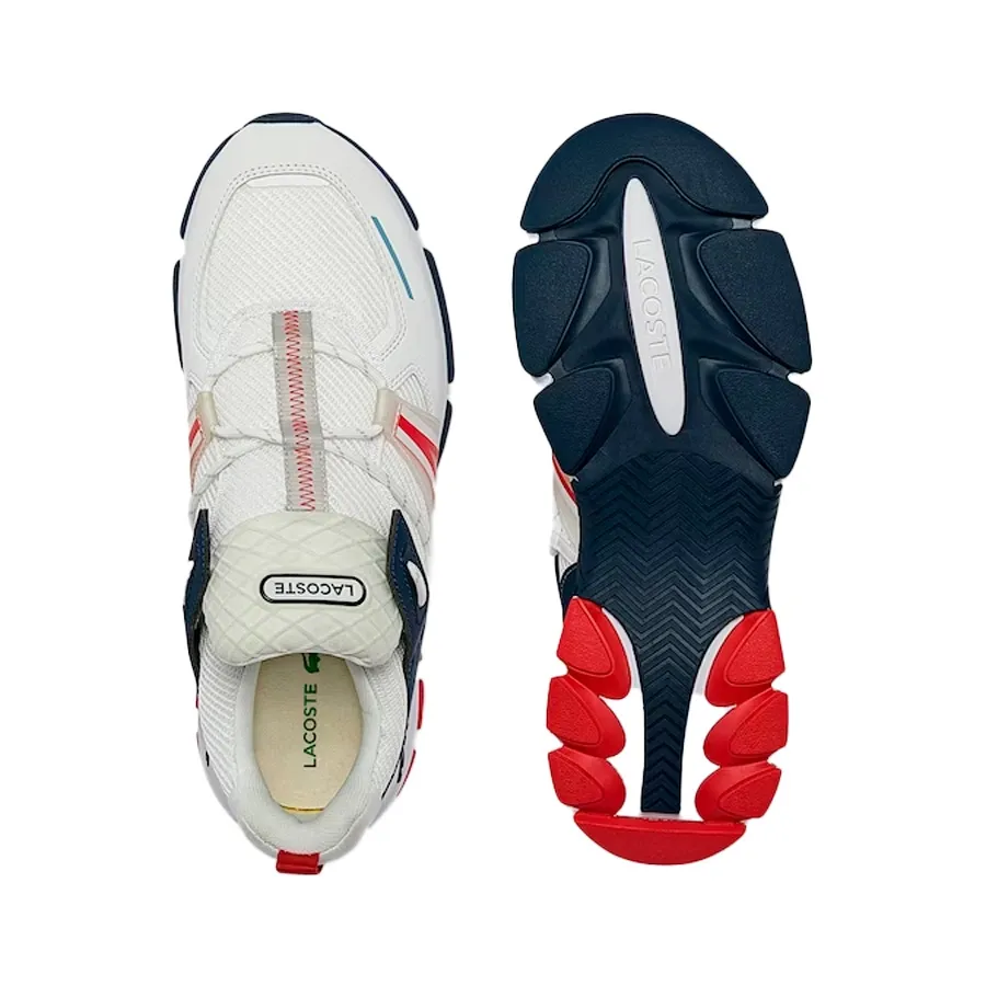 Imagen 4 de 6 de Zapatillas Lacoste L003-BLANCO/MARINO/ROJO