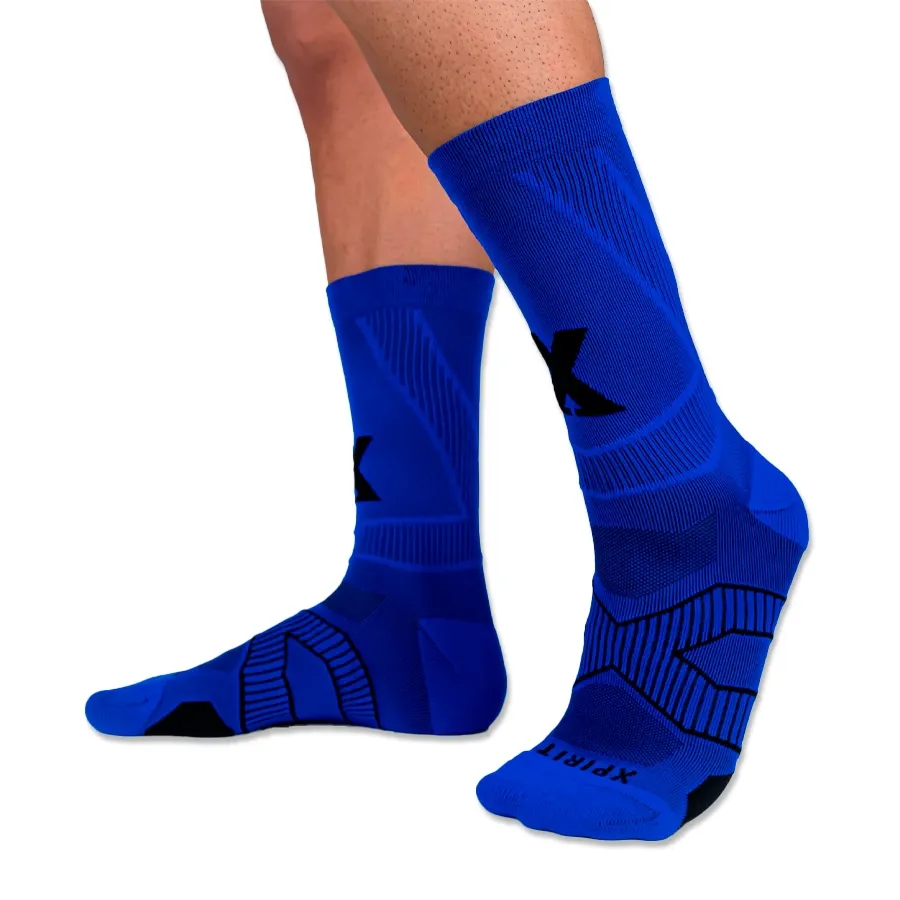 Imagen 0 de 1 de Medias Xpirit Fly Level Up Crew-AZUL/NEGRO