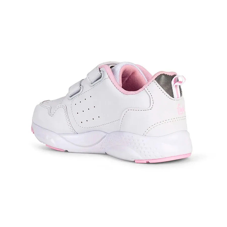 Imagen 2 de 3 de Zapatillas Footy Escolar Cambridge-BLANCO/ROSA