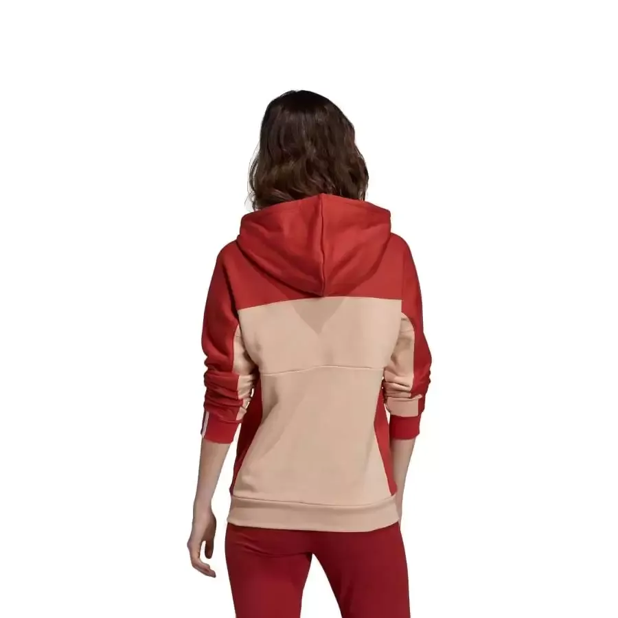 Imagen 2 de 6 de Campera adidas originals Tt Hooded-CORAL/BLANCO