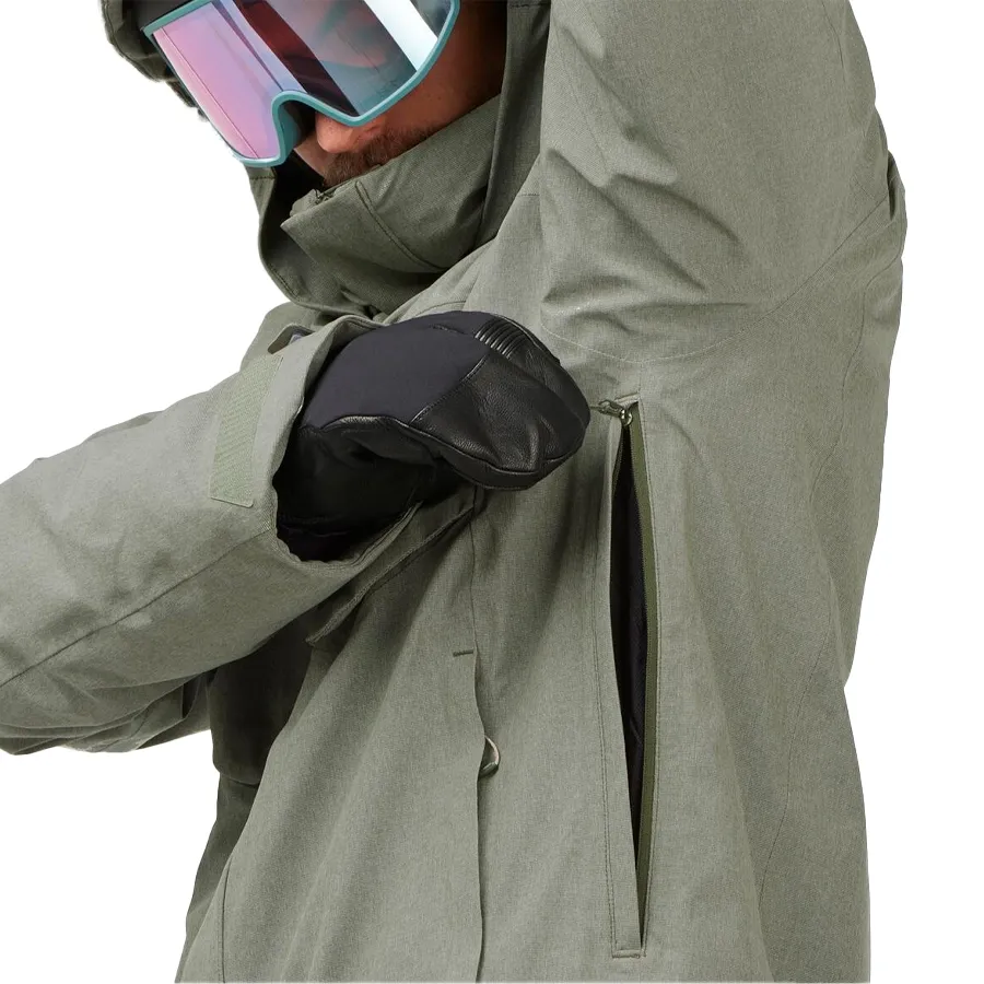 Imagen 7 de 9 de Campera Salomon Stance Cargo-OLIVA