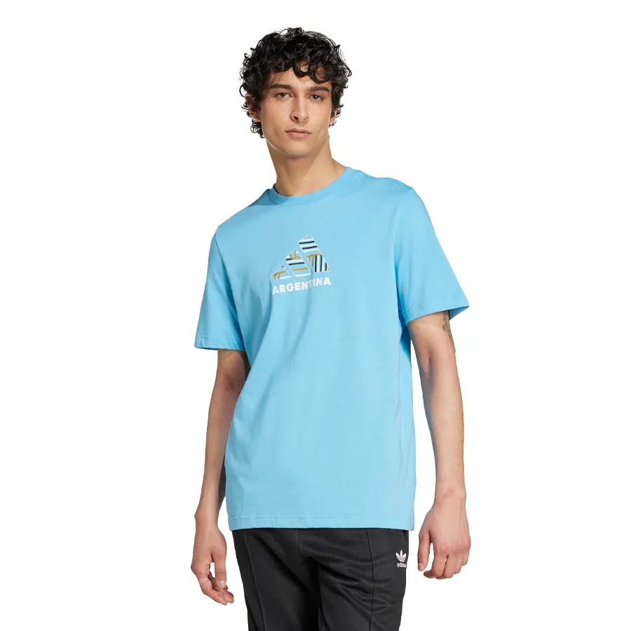 Imagen 0 de 5 de Remera adidas Argentina Fan-CELESTE