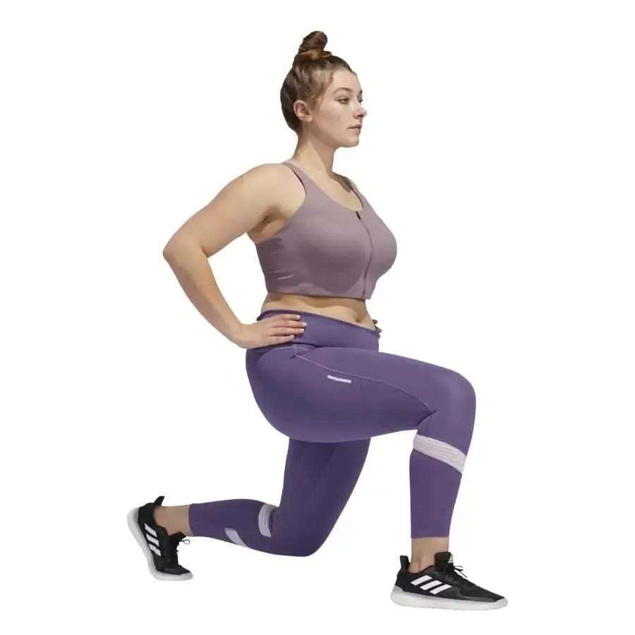 Imagen 3 de 4 de Calza adidas 7/8 How We Do Tiro Medio-VIOLETA