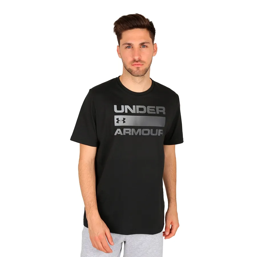 Imagen 2 de 4 de Remera Under Armour Team Issue Wm Ss-NEGRO/GRIS