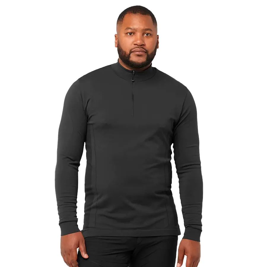 Imagen 1 de 5 de Buzo Salomon Explore Seamless-NEGRO