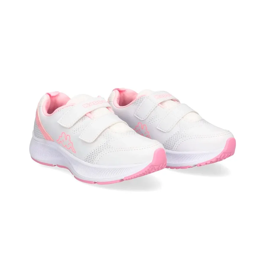 Imagen 1 de 5 de Zapatillas Kappa Break Kids Velcro-BLANCO/ROSA