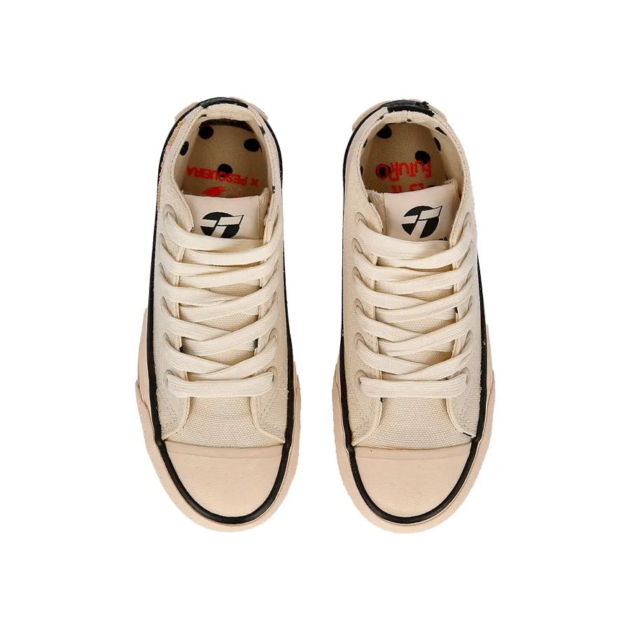 Imagen 3 de 7 de Zapatillas Topper Rail Hi Kids X Pesqueira-CRUDO/NEGRO