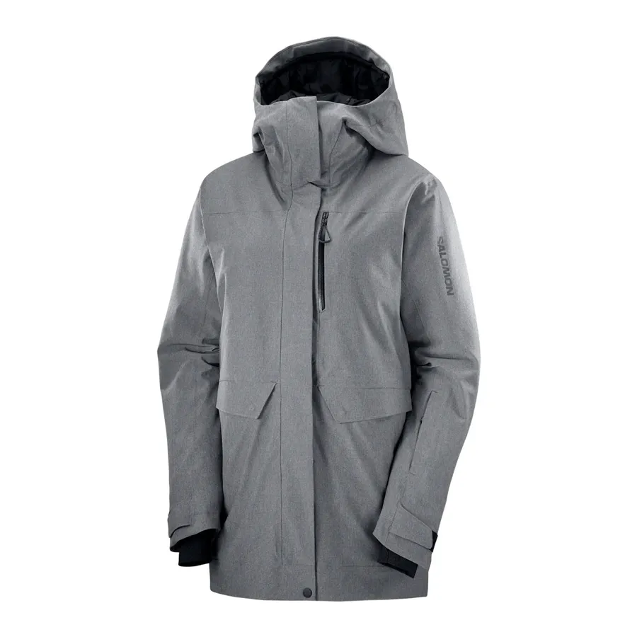 Imagen 2 de 9 de Campera Salomon Stance Cargo-GRIS