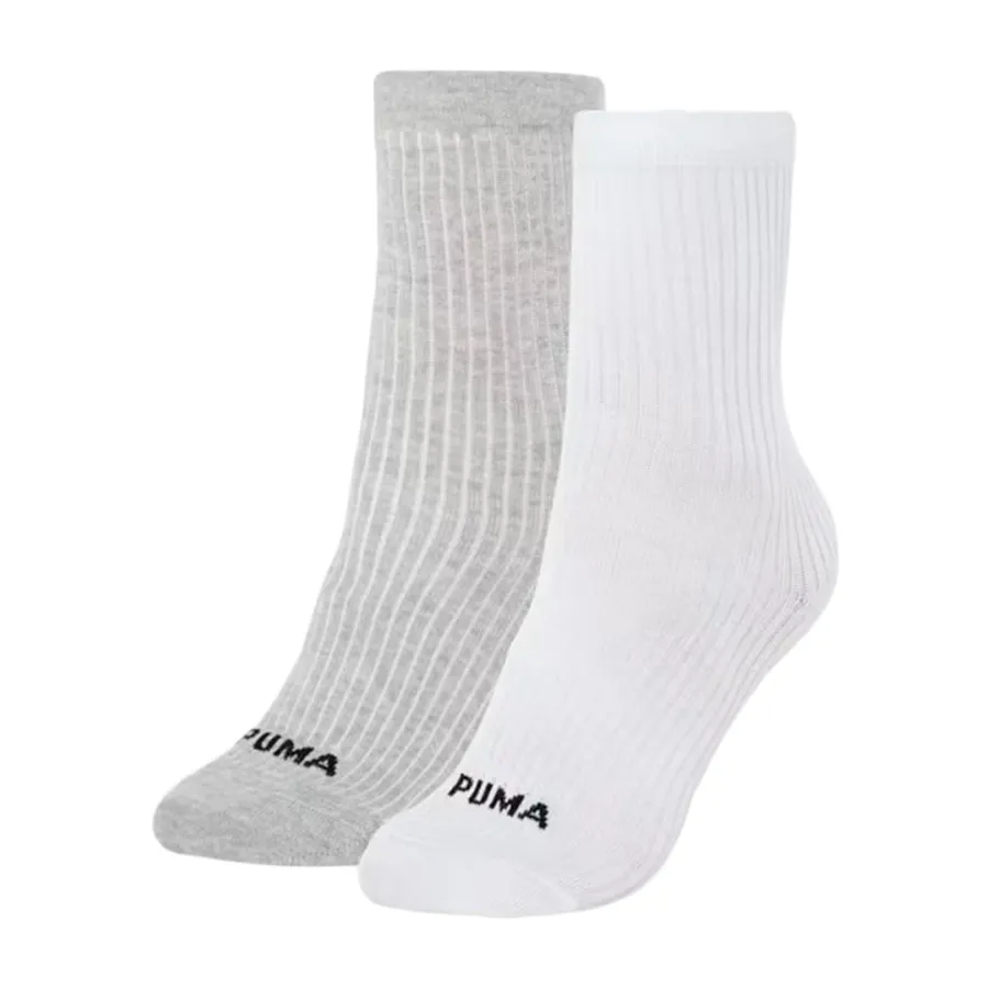 Imagen 0 de 3 de Medias Puma Cat Logo Rib-BLANCO/GRIS