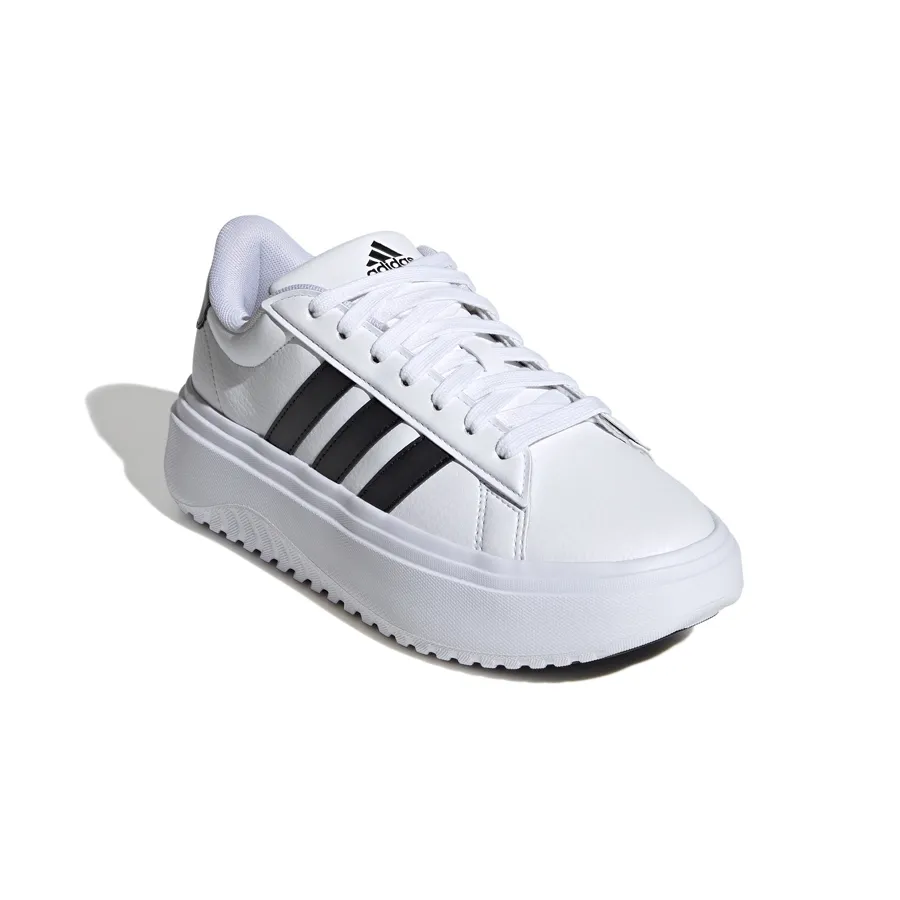 Imagen 1 de 8 de Zapatillas adidas Grand Court Plataforma-BLANCO/NEGRO