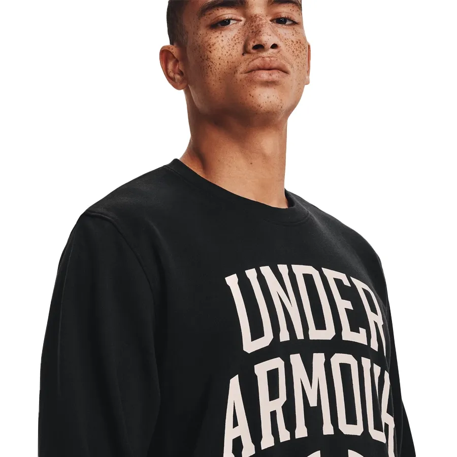 Imagen 2 de 4 de Buzo Under Armour Rival Terry-NEGRO/BLANCO