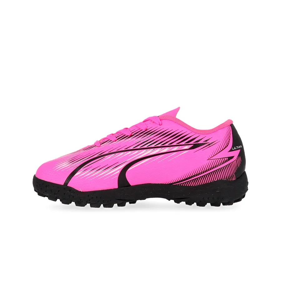 Imagen 2 de 6 de Botines Puma Ultra Play Tt Jr-ROSA/NEGRO/BLANCO
