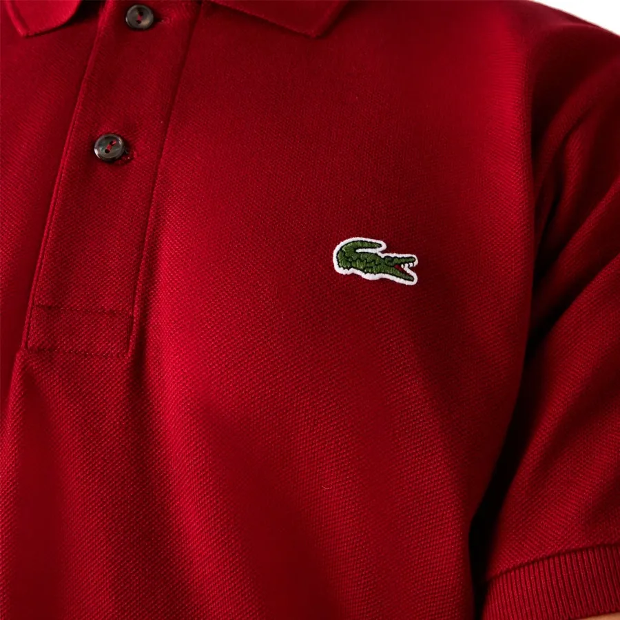 Imagen 3 de 5 de Remera Lacoste Chemise Col Bord-BORDO